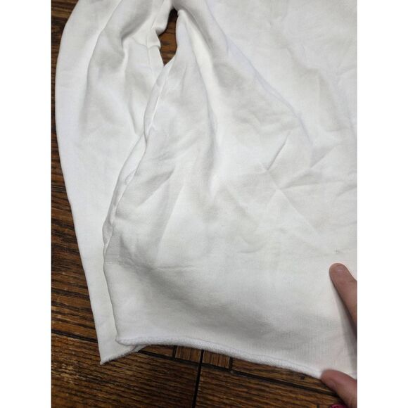 Frank & Eileen - Patrick Popover Henley Triple Fleece in white sz Large - Picture 7 of 7